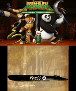 Kung Fu Panda: Showdown of Legendary Legends Title Screen